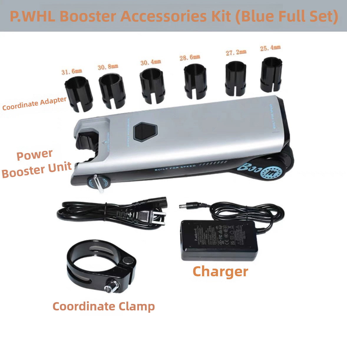 PWHOOL Electric Bike Conversion Kit for Road, Gravel & MTB | 200W Motor, 3.2kg Lightweight