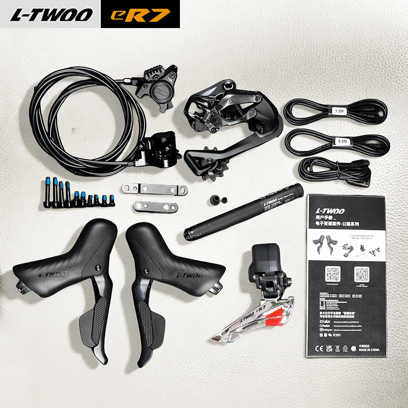 L-TWOO ER7 Wireless Electronic Road Bike Groupset Hydraulic Disc Brake New & Classic Caliper Options
