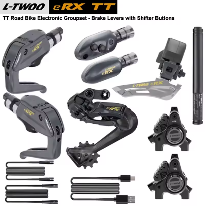L-TWOO ERX TT Wireless Electronic Groupset for Triathlon & Time Trial Bikes