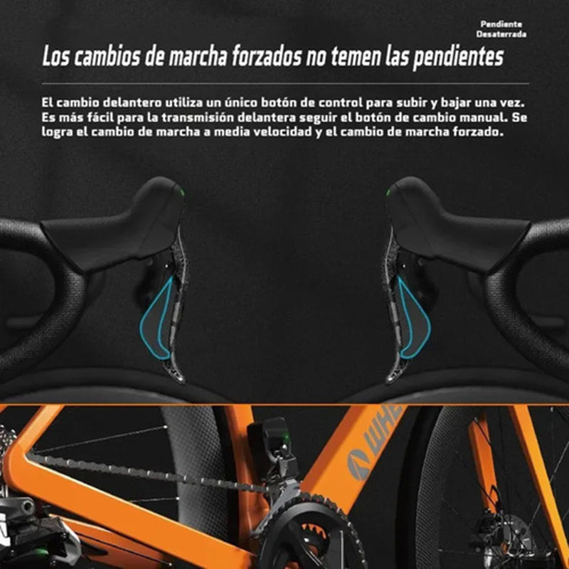 WHEELTOP 7000 Carbon Fiber Electronic Road Bike Groupset Hydraulic Disc Brake  7800 / 7800 Pro